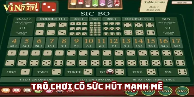 Trò chơi có sức hút mạnh mẽ Trò chơi có sức hút mạnh mẽ