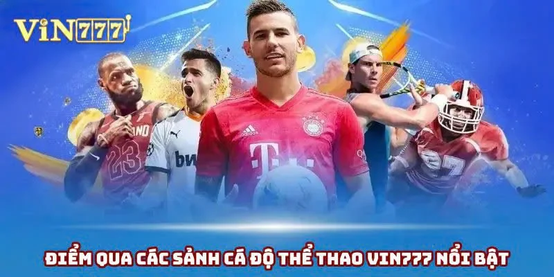 Điểm qua các sảnh cá độ thể thao Vin777 nổi bật Điểm qua các sảnh cá độ thể thao Vin777 nổi bật